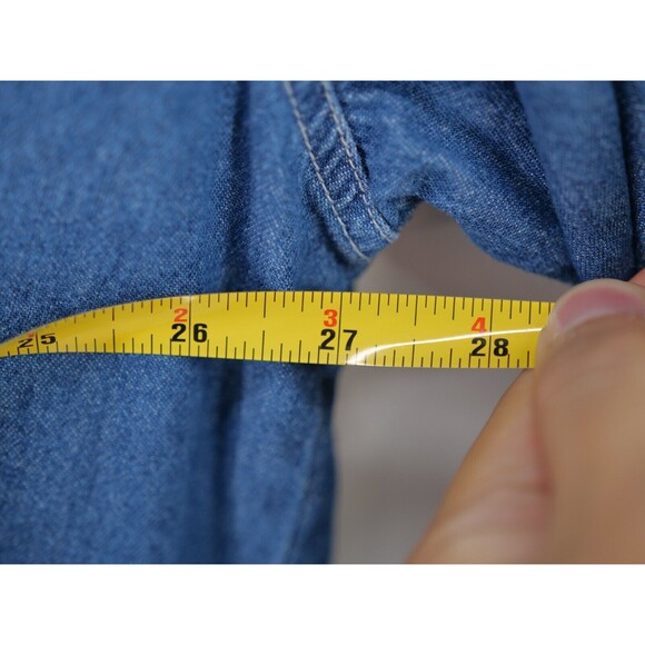 Vintage The Lion King Long sleeve Denim Button Up Size XL Broadway Musical - Picture 6 of 8